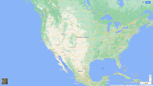 Google Maps with the omnibox hidden rendered with our screenshot service.